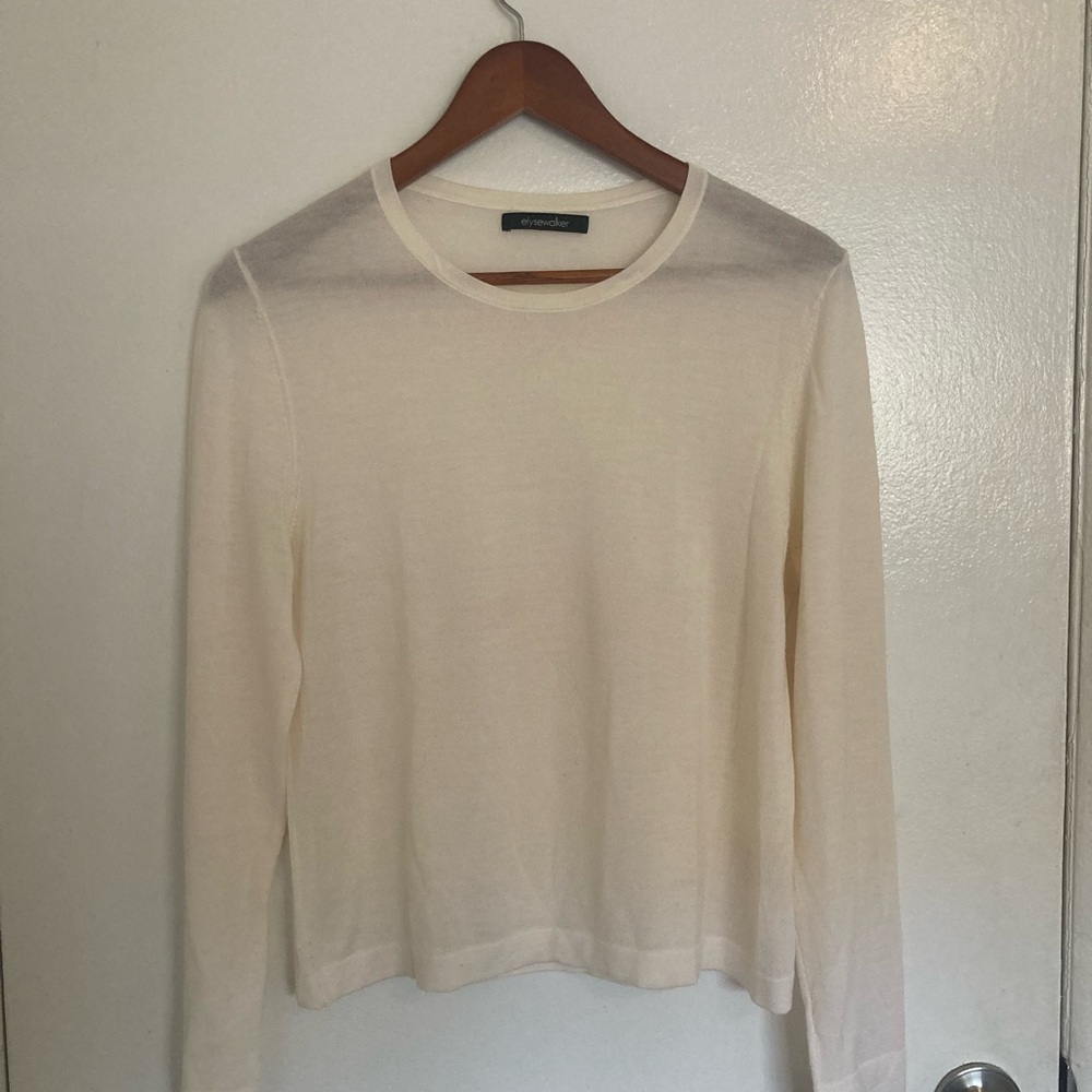 Elyse Walker 100% Merino Wool Sweater